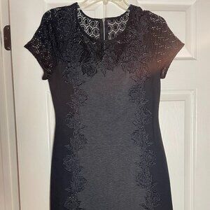 41 Hawthorn Gray and Black Dress